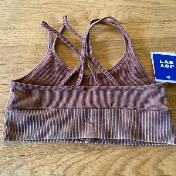 JoyLab Ribbed Seamless Sports Bra NWT Brown - Picture 6 of 6